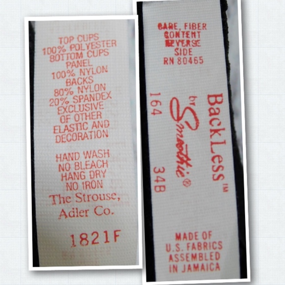 Smoothie Backless Black Bra Style #164 - NWT - Picture 7 of 8